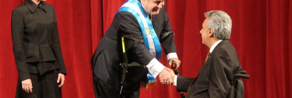 Alejandro Giammattei y Lenín Moreno