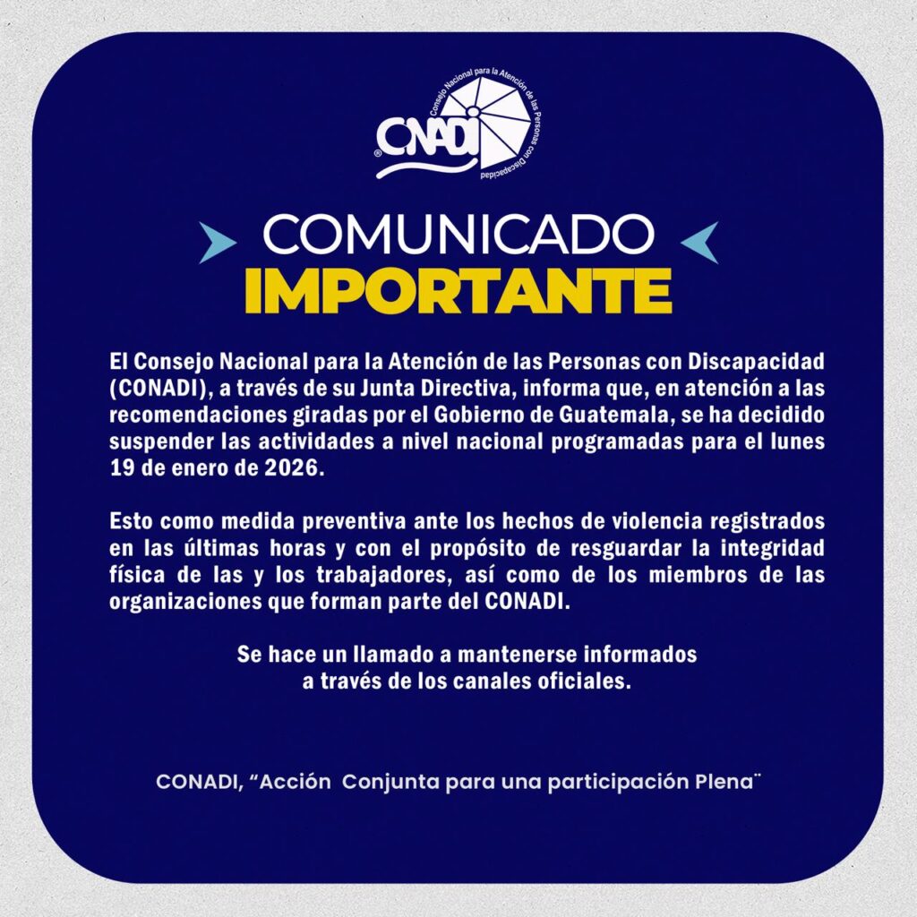 Comunicado Importante